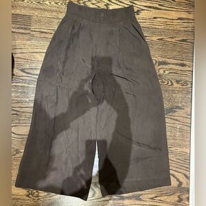 Zara Brown Wide Leg Pants